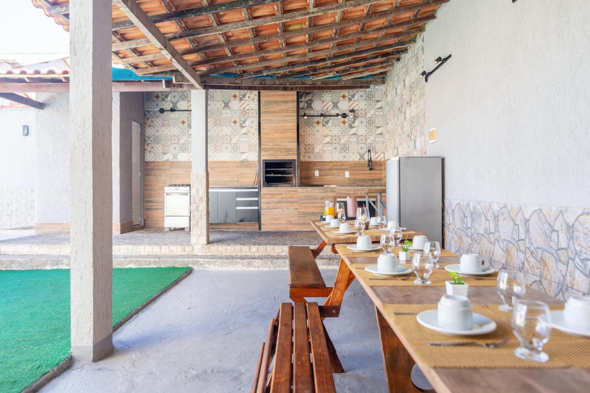 Refugio Tropical Casa De Praia Com Piscina Aquecida E 4 Suites E Garagem 3 Carros, 800 Mtrs Da Praia Internet 700 Mbps, Condominio Privado Com Pista De Skate , Quadra De Futevolei , Campos E Quadras De Futebol! Кабу-Фриу Экстерьер фото